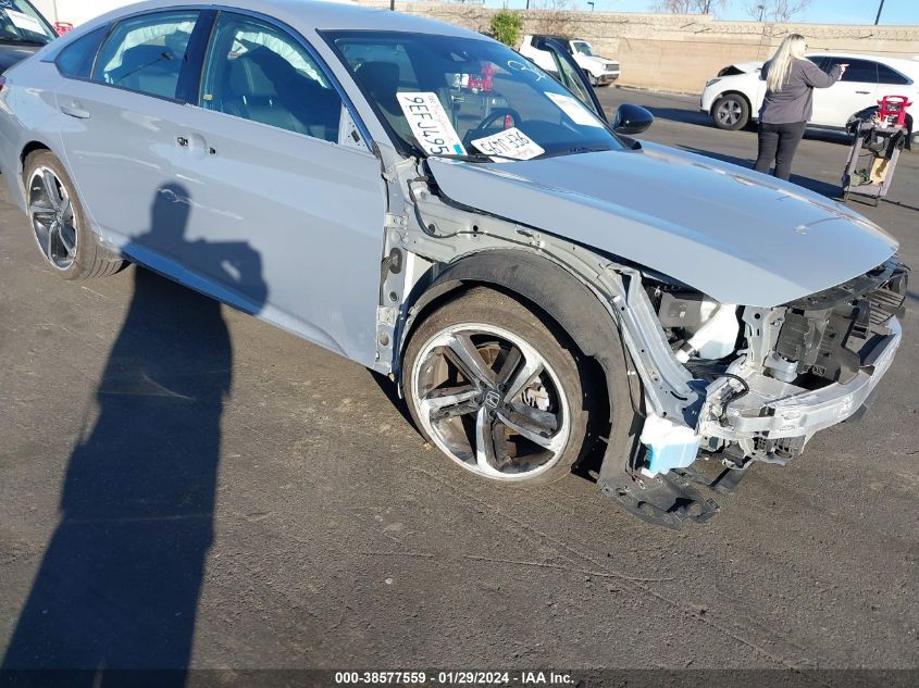2022 HONDA ACCORD SPORT - 1HGCV1F3XNA106478