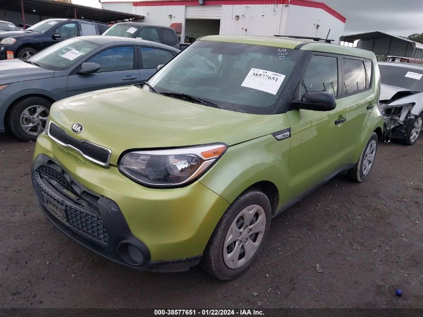 2015 KIA SOUL - KNDJN2A25F7812105