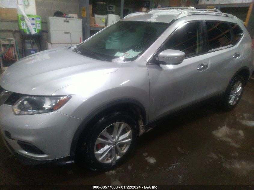 2015 NISSAN ROGUE SV - KNMAT2MV5FP568256
