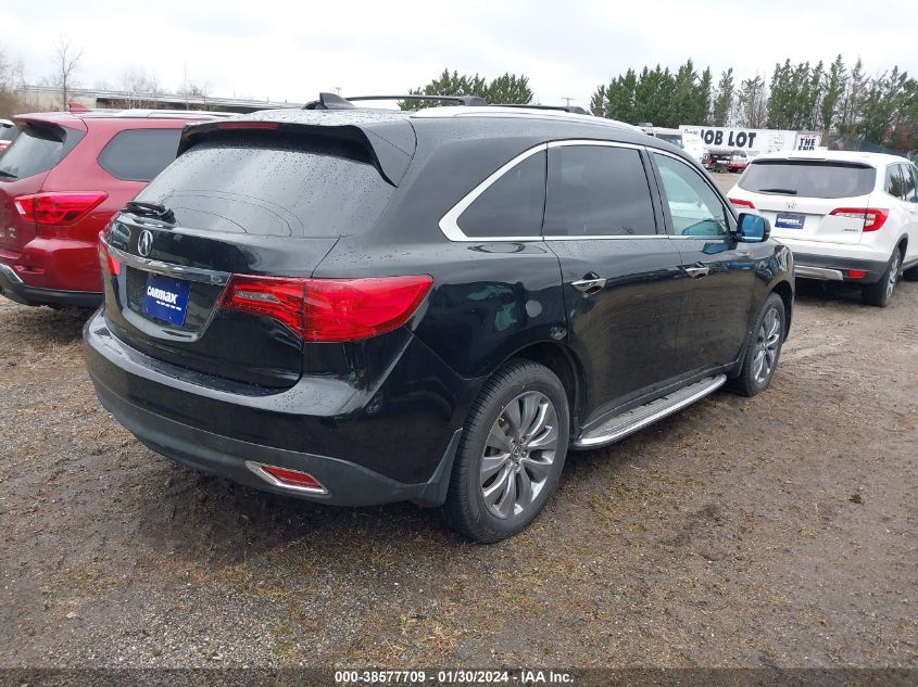 2015 ACURA MDX TECHNOLOGY - 5FRYD4H42FB004906