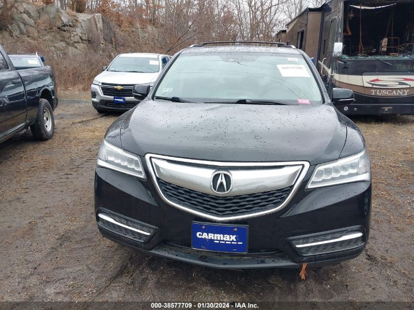 2015 ACURA MDX TECHNOLOGY - 5FRYD4H42FB004906