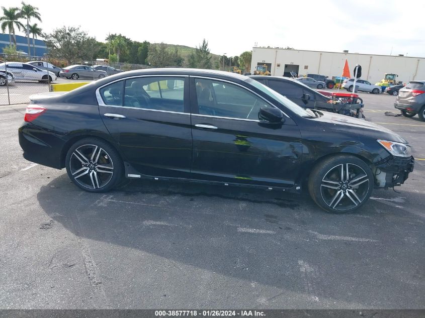 2017 HONDA ACCORD SPORT - 1HGCR2F50HA083745