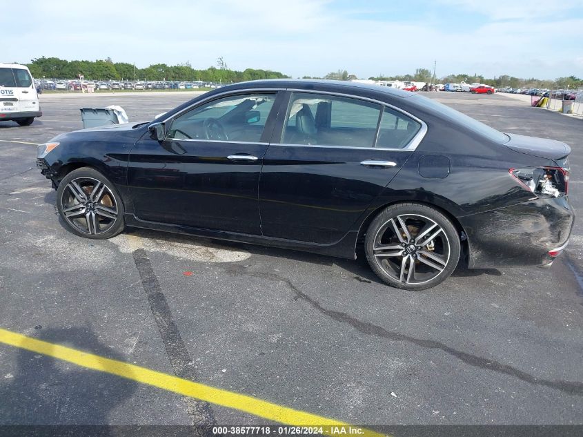 2017 HONDA ACCORD SPORT - 1HGCR2F50HA083745