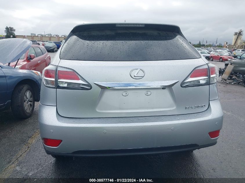 2013 LEXUS RX 350 - 2T2ZK1BA4DC112403