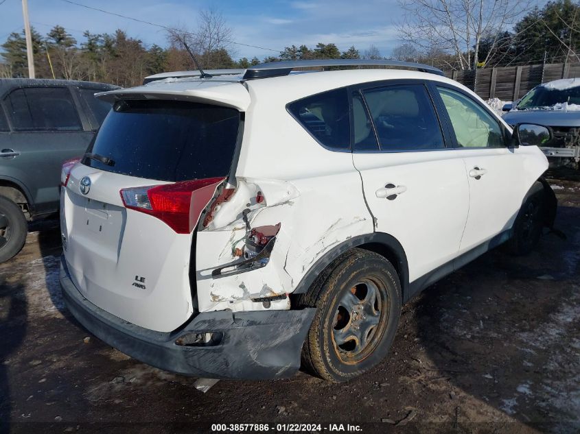 2014 TOYOTA RAV4 LE - JTMBFREV7ED095463