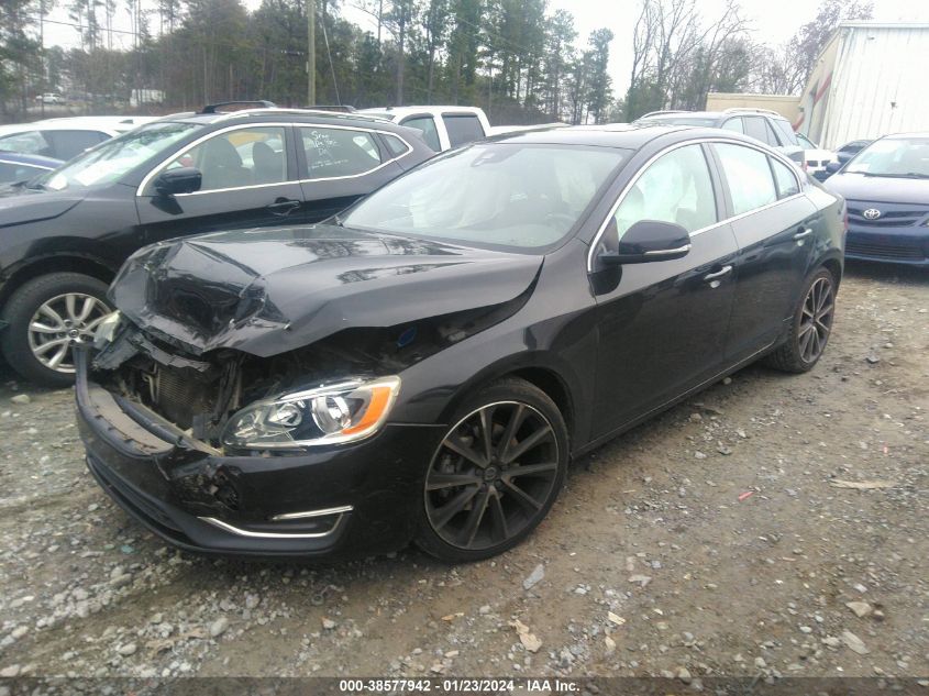 2016 VOLVO S60 T6 DRIVE-E - YV149MFK9G2396428