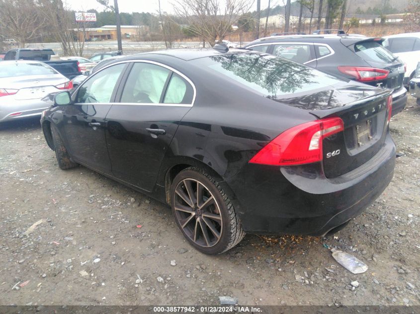 2016 VOLVO S60 T6 DRIVE-E - YV149MFK9G2396428