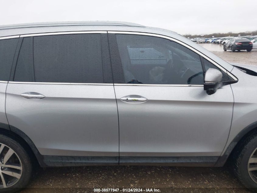 2017 HONDA PILOT TOURING - 5FNYF5H94HB028575