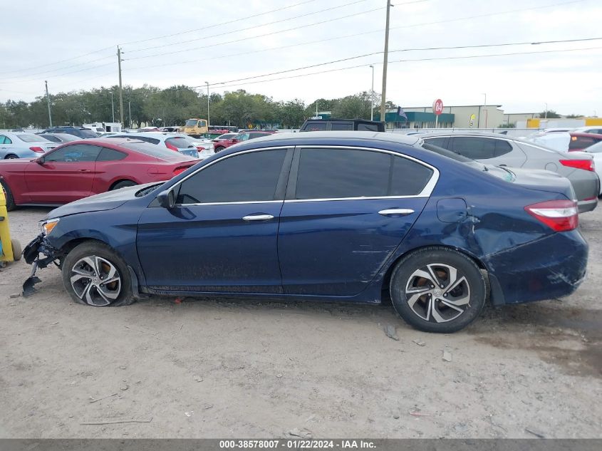 2016 HONDA ACCORD LX - 1HGCR2F39GA146676