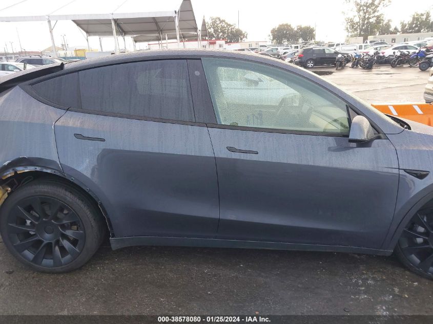 2023 TESLA MODEL Y AWD/LONG RANGE DUAL MOTOR ALL-WHEEL DRIVE - 7SAYGDEEXPA047669