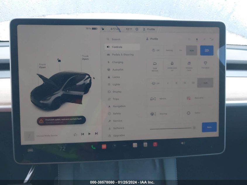 2023 TESLA MODEL Y AWD/LONG RANGE DUAL MOTOR ALL-WHEEL DRIVE - 7SAYGDEEXPA047669