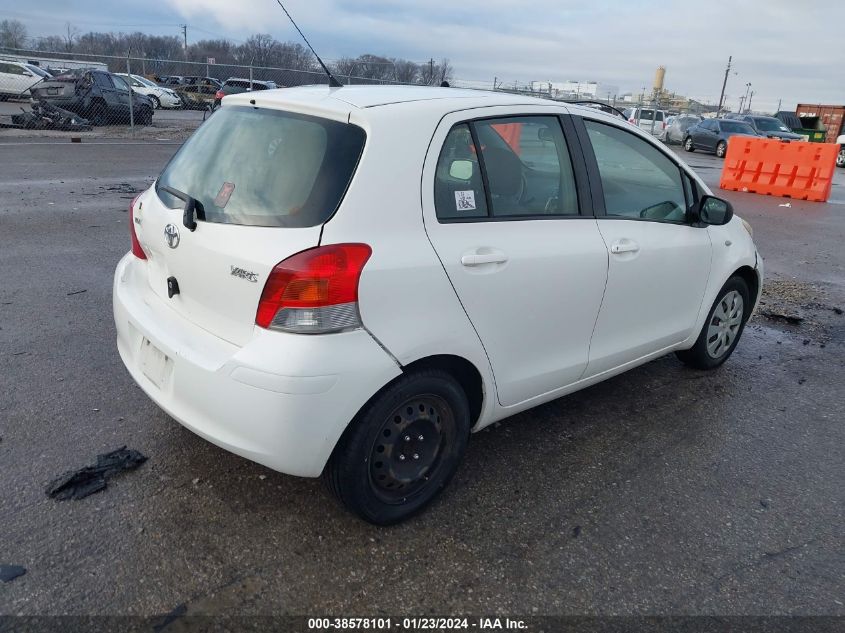 JTDKT4K3XA5279072 | 2010 TOYOTA YARIS