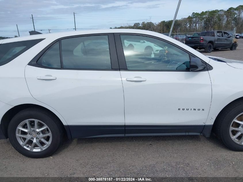 2022 CHEVROLET EQUINOX LS - 3GNAXHEV4NS151286