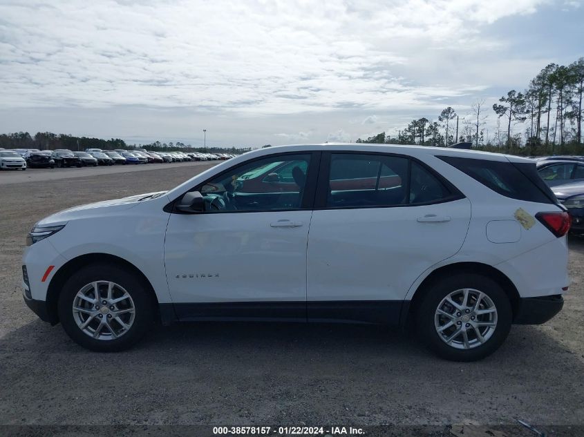 2022 CHEVROLET EQUINOX LS - 3GNAXHEV4NS151286