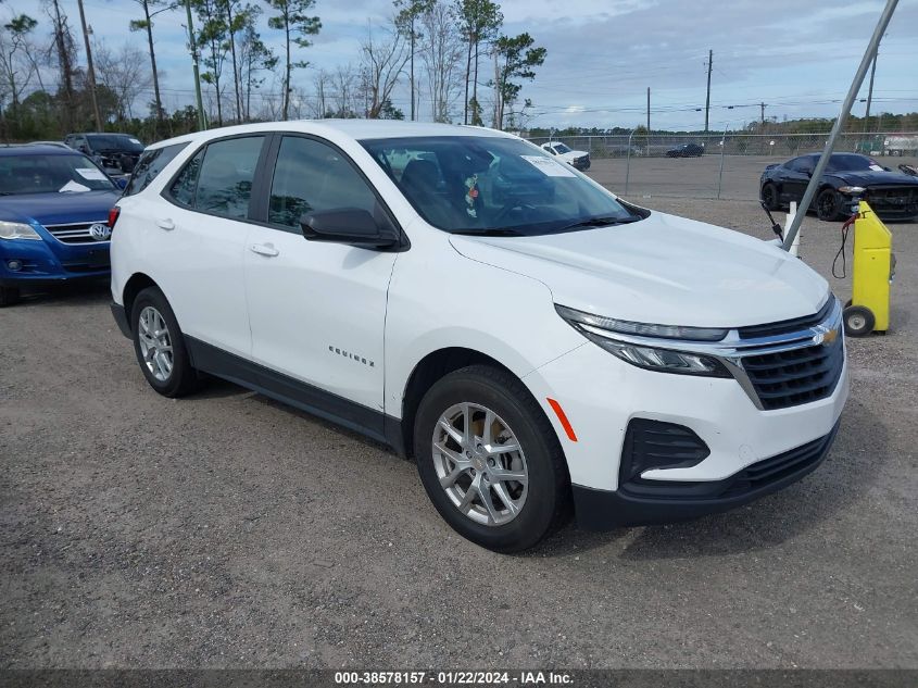 2022 CHEVROLET EQUINOX LS - 3GNAXHEV4NS151286