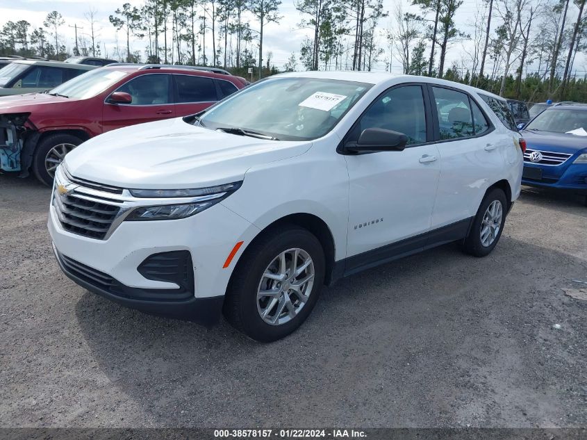 2022 CHEVROLET EQUINOX LS - 3GNAXHEV4NS151286