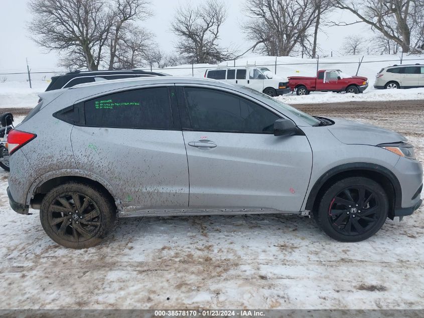 2022 HONDA HR-V SPORT - 3CZRU6H17NM710586