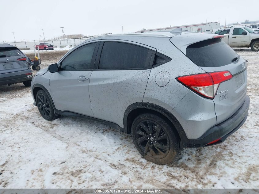 2022 HONDA HR-V SPORT - 3CZRU6H17NM710586