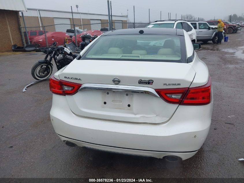2017 NISSAN MAXIMA 3.5S/SV/SL/SR/PLAT - 1N4AA6AP0HC418090