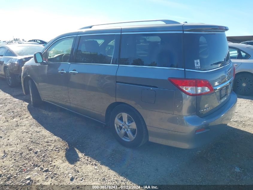 2015 NISSAN QUEST SV - JN8AE2KP4F9124244