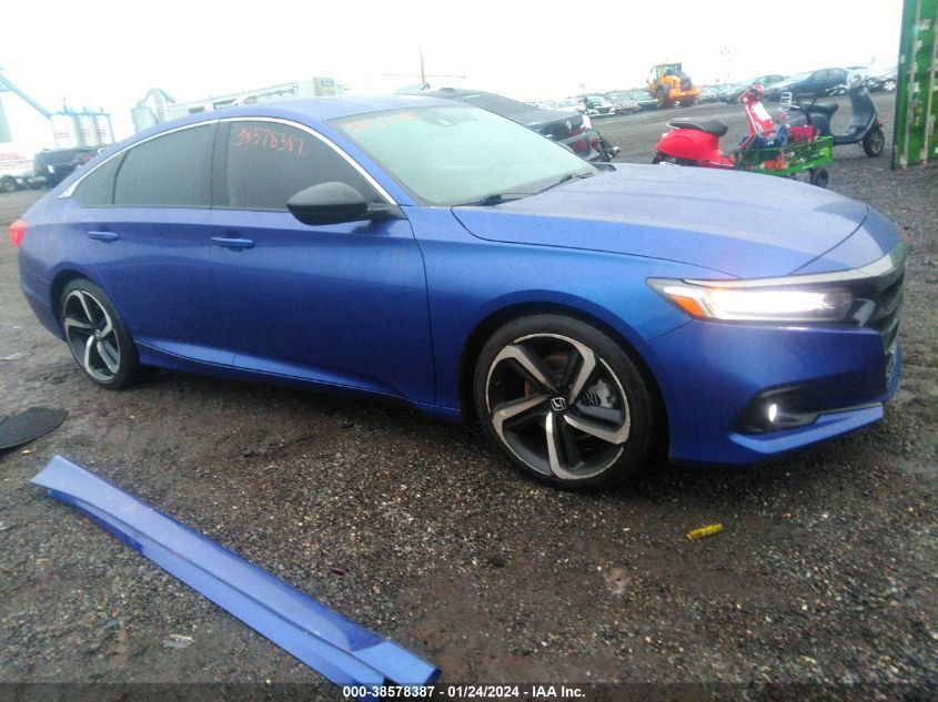 2022 HONDA ACCORD SPORT - 1HGCV1F36NA079943