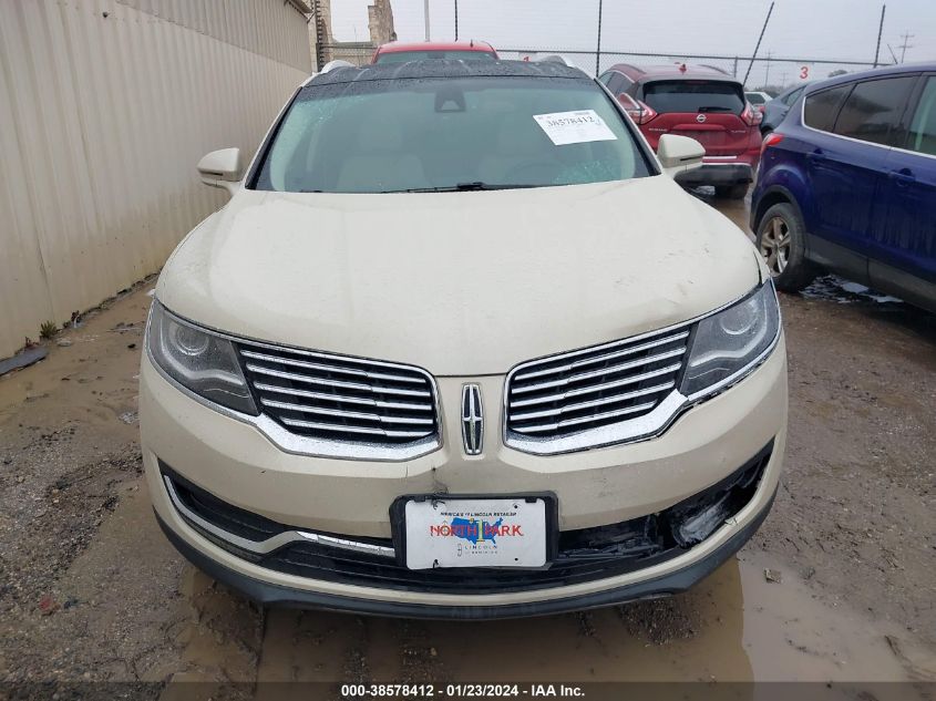 2016 LINCOLN MKX RESERVE - 2LMTJ6LR2GBL88705