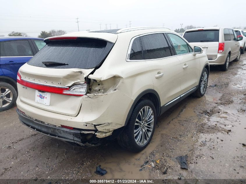 2016 LINCOLN MKX RESERVE - 2LMTJ6LR2GBL88705