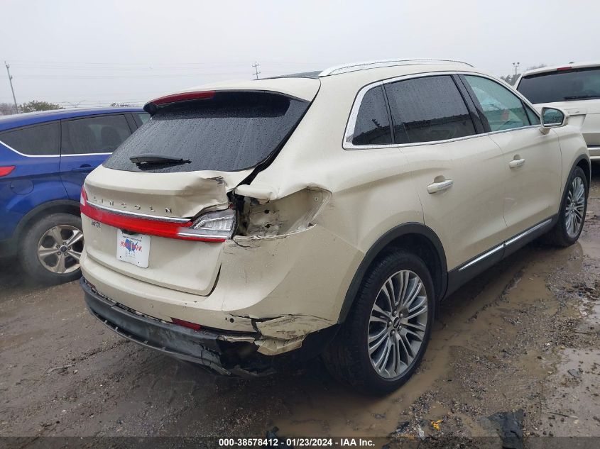 2016 LINCOLN MKX RESERVE - 2LMTJ6LR2GBL88705