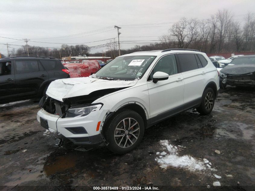 2021 VOLKSWAGEN TIGUAN 2.0T SE/2.0T SE R-LINE BLACK/2.0T SEL - 3VV2B7AX7MM087388