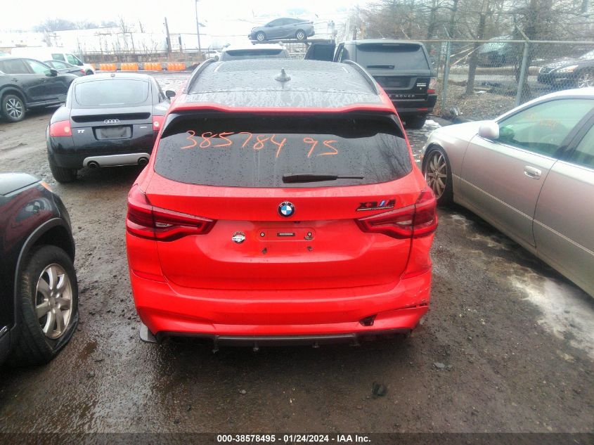 2020 BMW X3 M COMPETITION 5YMTS0C09L9B41730