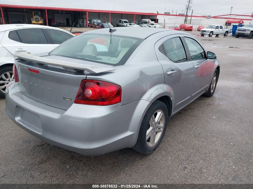2013 DODGE AVENGER SXT - 1C3CDZCG9DN709098