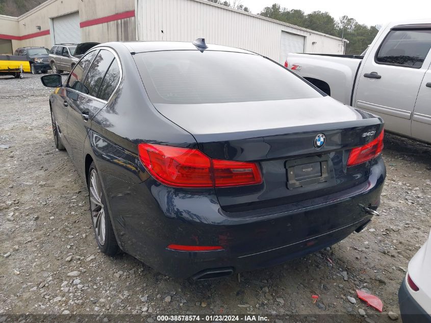2019 BMW 540I WBAJE5C51KWW40807