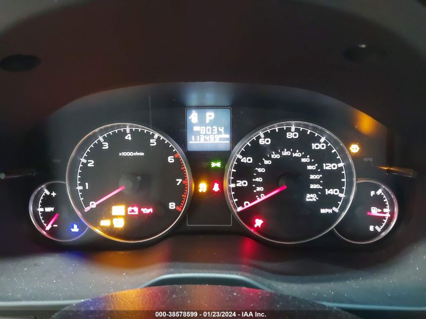 2013 SUBARU OUTBACK 2.5I - 4S4BRBAC4D3255687