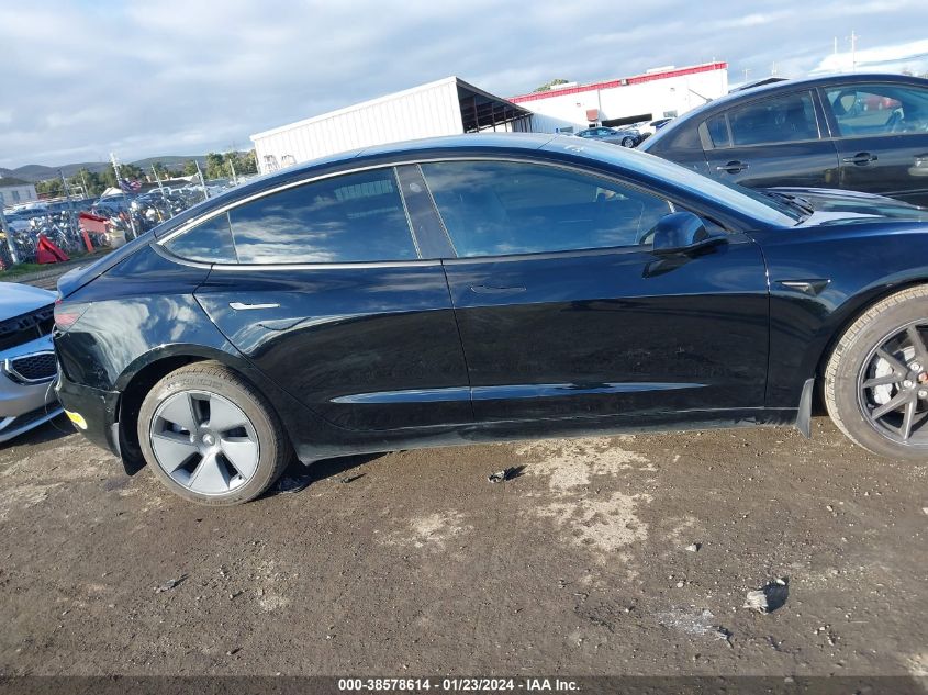 2022 TESLA MODEL 3 LONG RANGE DUAL MOTOR ALL-WHEEL DRIVE - 5YJ3E1EBXNF245461