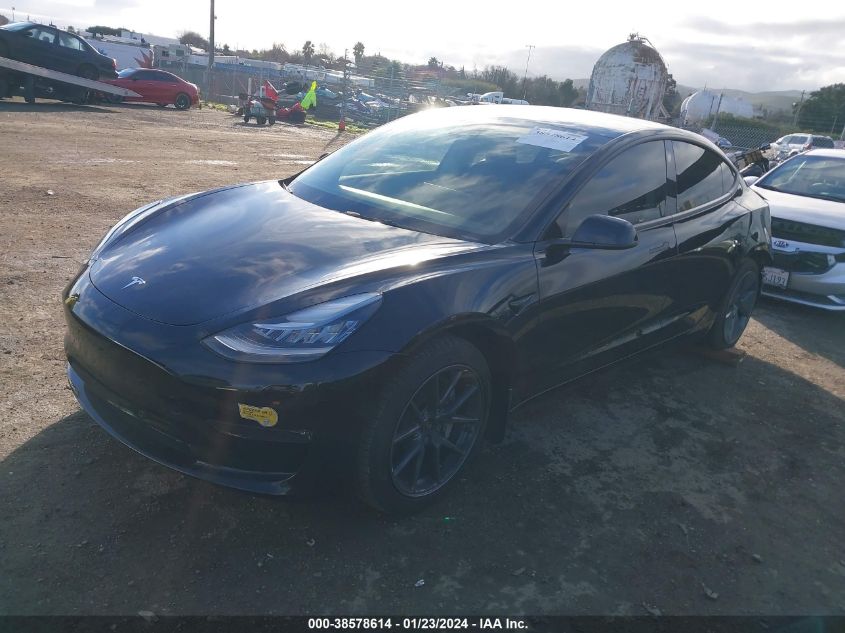 2022 TESLA MODEL 3 LONG RANGE DUAL MOTOR ALL-WHEEL DRIVE - 5YJ3E1EBXNF245461