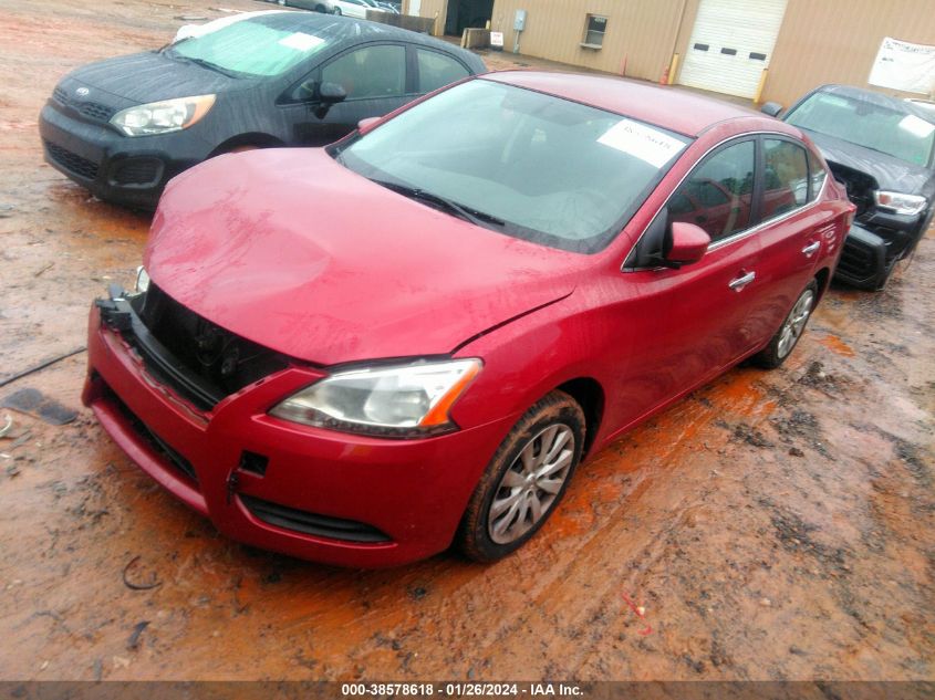 2013 NISSAN SENTRA S/SV/SR/SL - 3N1AB7APXDL768986