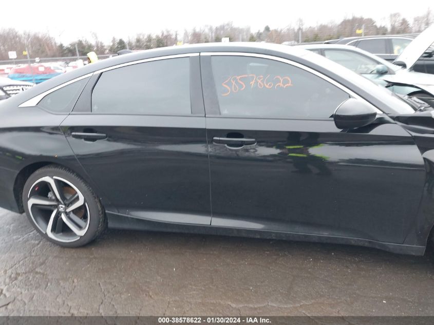 2021 HONDA ACCORD SPORT - 1HGCV1F33MA091725