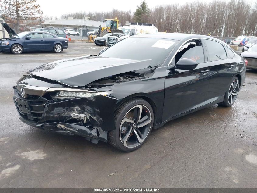 2021 HONDA ACCORD SPORT - 1HGCV1F33MA091725