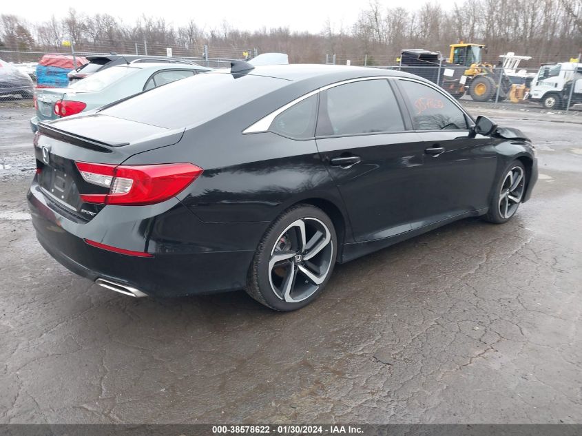 2021 HONDA ACCORD SPORT - 1HGCV1F33MA091725