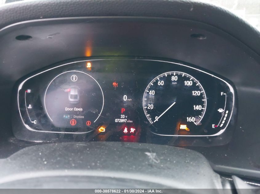 2021 HONDA ACCORD SPORT - 1HGCV1F33MA091725