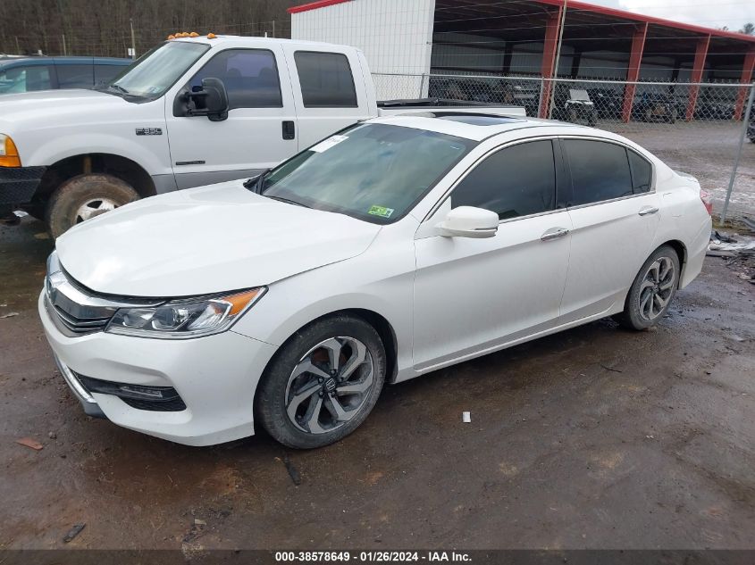 2016 HONDA ACCORD EX-L V-6 - 1HGCR3F80GA004167