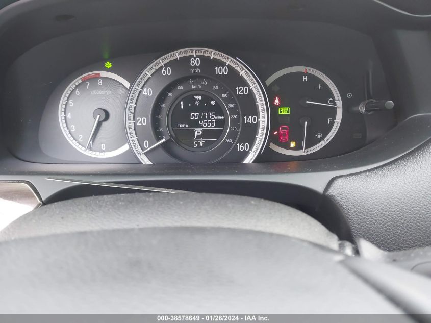 2016 HONDA ACCORD EX-L V-6 - 1HGCR3F80GA004167