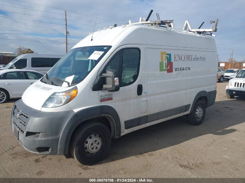 2017 RAM PROMASTER 2500 HIGH ROOF 136 WB 3C6TRVCG9HE514822