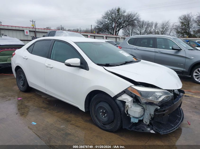 2016 TOYOTA COROLLA LE - 2T1BURHE4GC646207