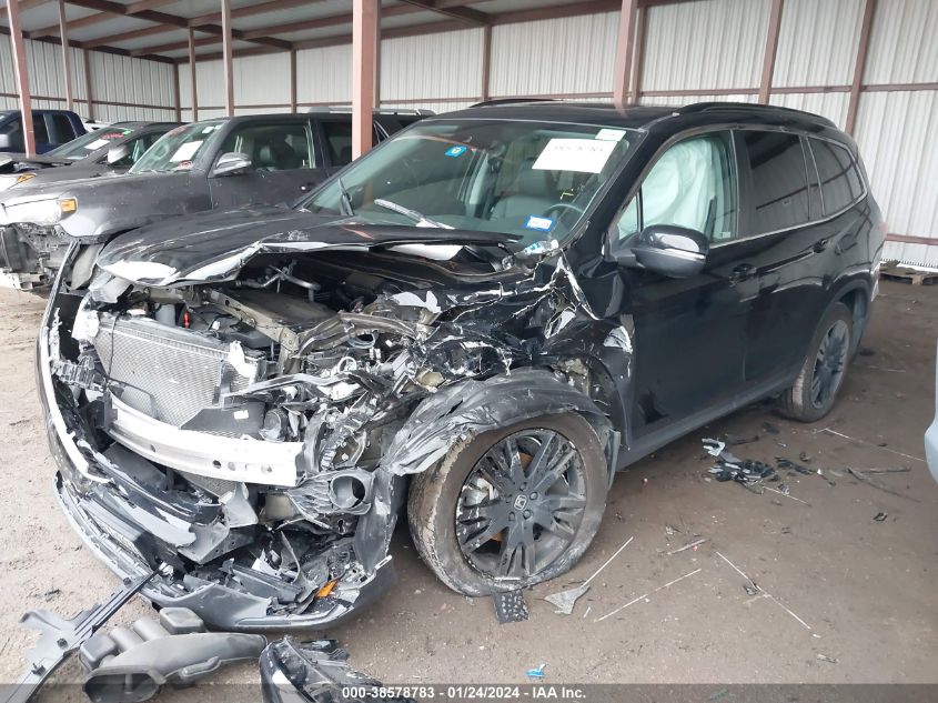 2022 HONDA PILOT SE - 5FNYF6H20NB027721
