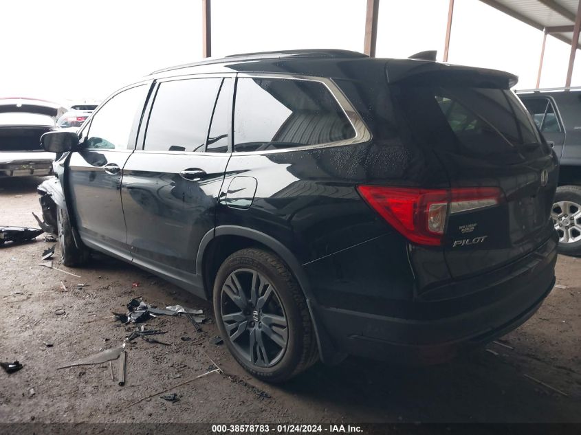 2022 HONDA PILOT SE - 5FNYF6H20NB027721