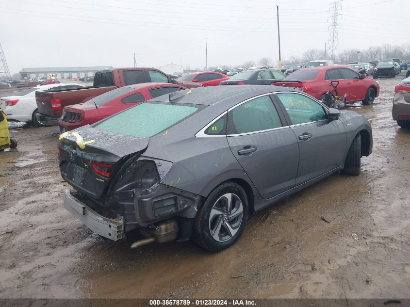 2019 HONDA INSIGHT EX - 19XZE4F57KE022168