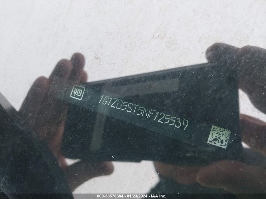 2022 CHEVROLET MALIBU LT - 1G1ZD5ST5NF125539