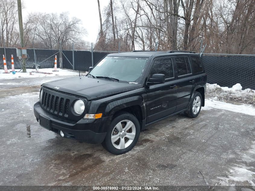 2014 JEEP PATRIOT LATITUDE - 1C4NJPFB4ED503163