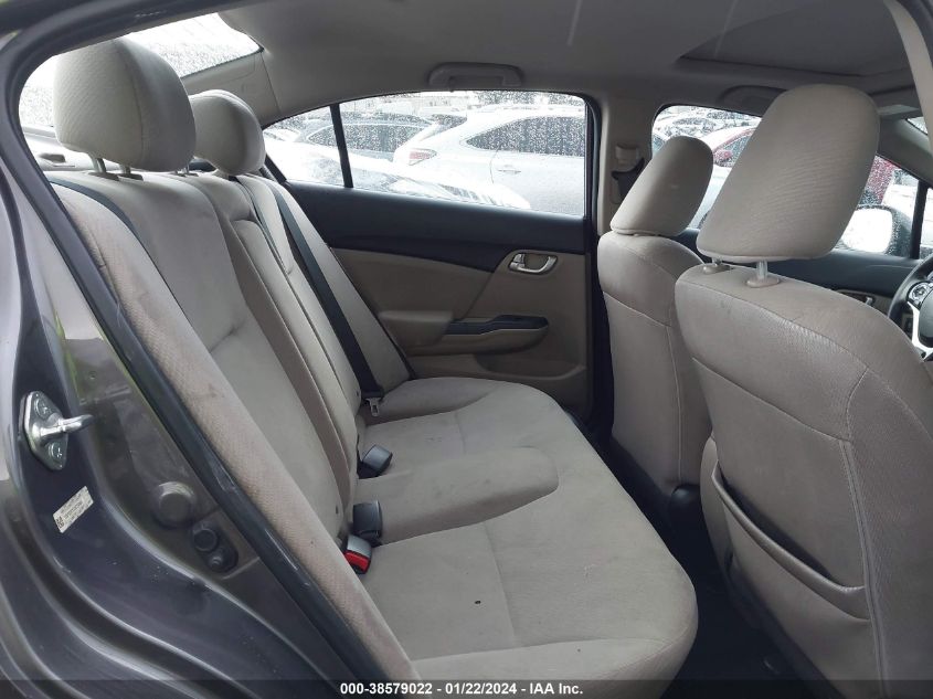 2013 HONDA CIVIC EX - 19XFB2F81DE250907